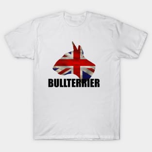 BULL TERRIER - GB flag T-Shirt